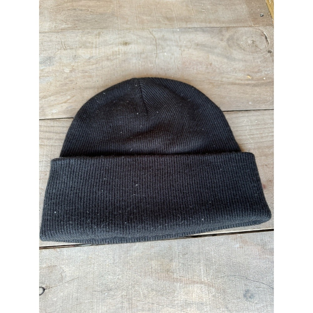 Hurley Beanie Hat Skull Cap Winter Hat Hurley Patch Black Color - Picture 6 of 8